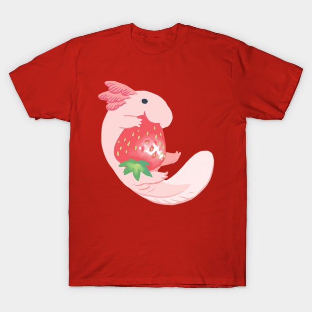 Snaxy Strawbs T-Shirt by Mamath